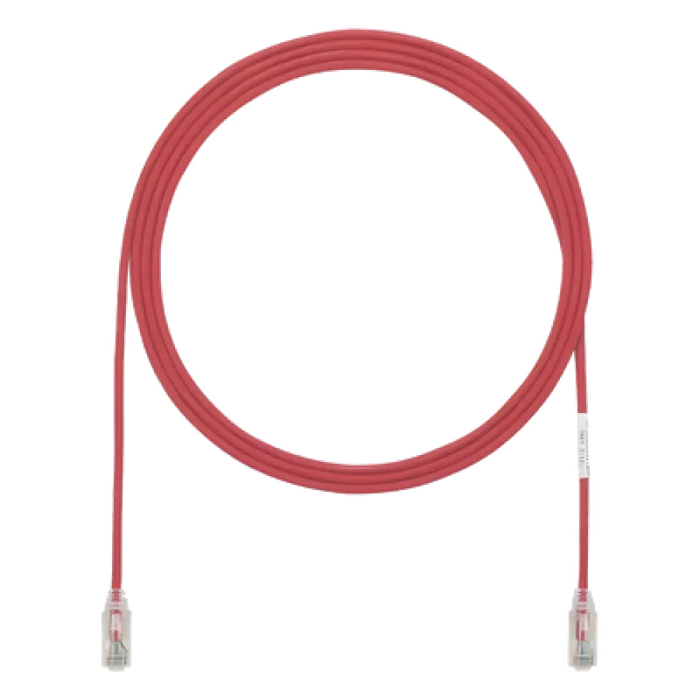 Cable de Parcheo Cat6 UTP / 28AWG Diámetro Reducido / 1.52 m (5 Pies) / LSZH-CM / Rojo