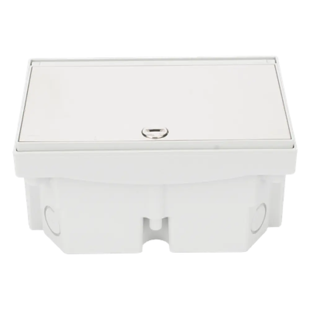 Caja de Suelo Estanca / IP66 / Interior y Exterior / Sistema de Drenaje / Cierre de Seguridad / Alta Resistencia