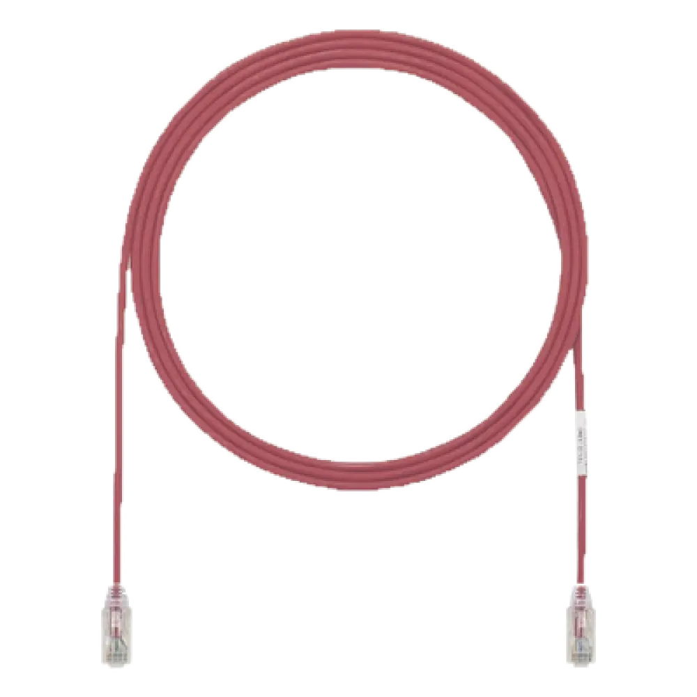 Cable de Parcheo UTP / Cat6A / 28AWG / CM-LSZH / 0.91 m (3 Pies) / Rojo