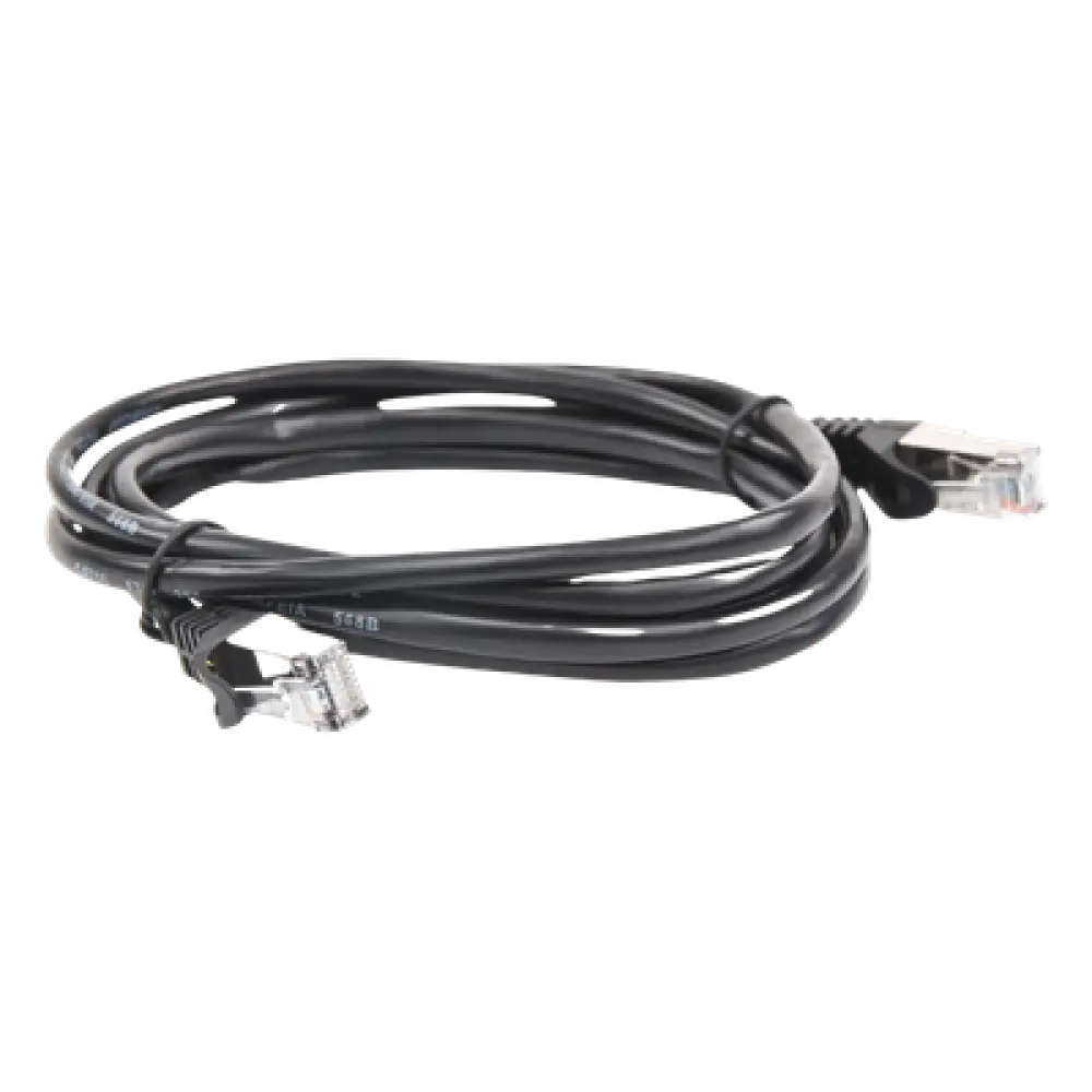 Cable de Parcheo FTP / Cat5e / 2.0 m (6.56 ft) / Blindado / RJ45 / Negro
