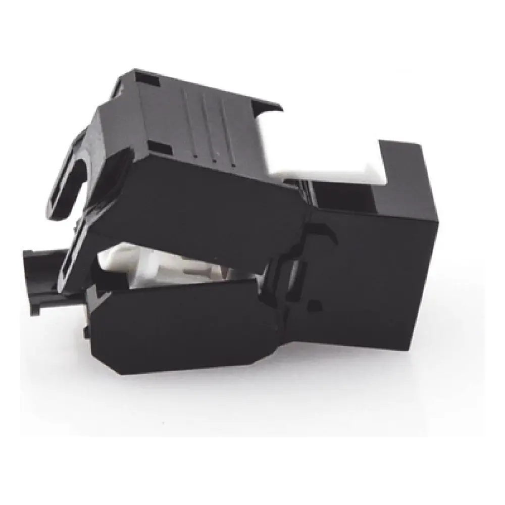 Módulo Jack Keystone / Cat5e / Toolless / Terminación 180° / UTP / 1 Puerto / Color Negro