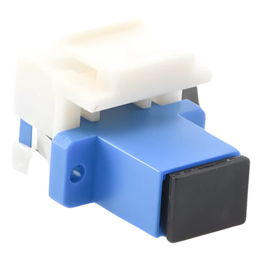 Acoplador Keystone / Fibra Óptica Monomodo / SC/PC Simplex a SC/PC Simplex / Tolerancia ±0.10 a ±0.25 dB / Material ABS