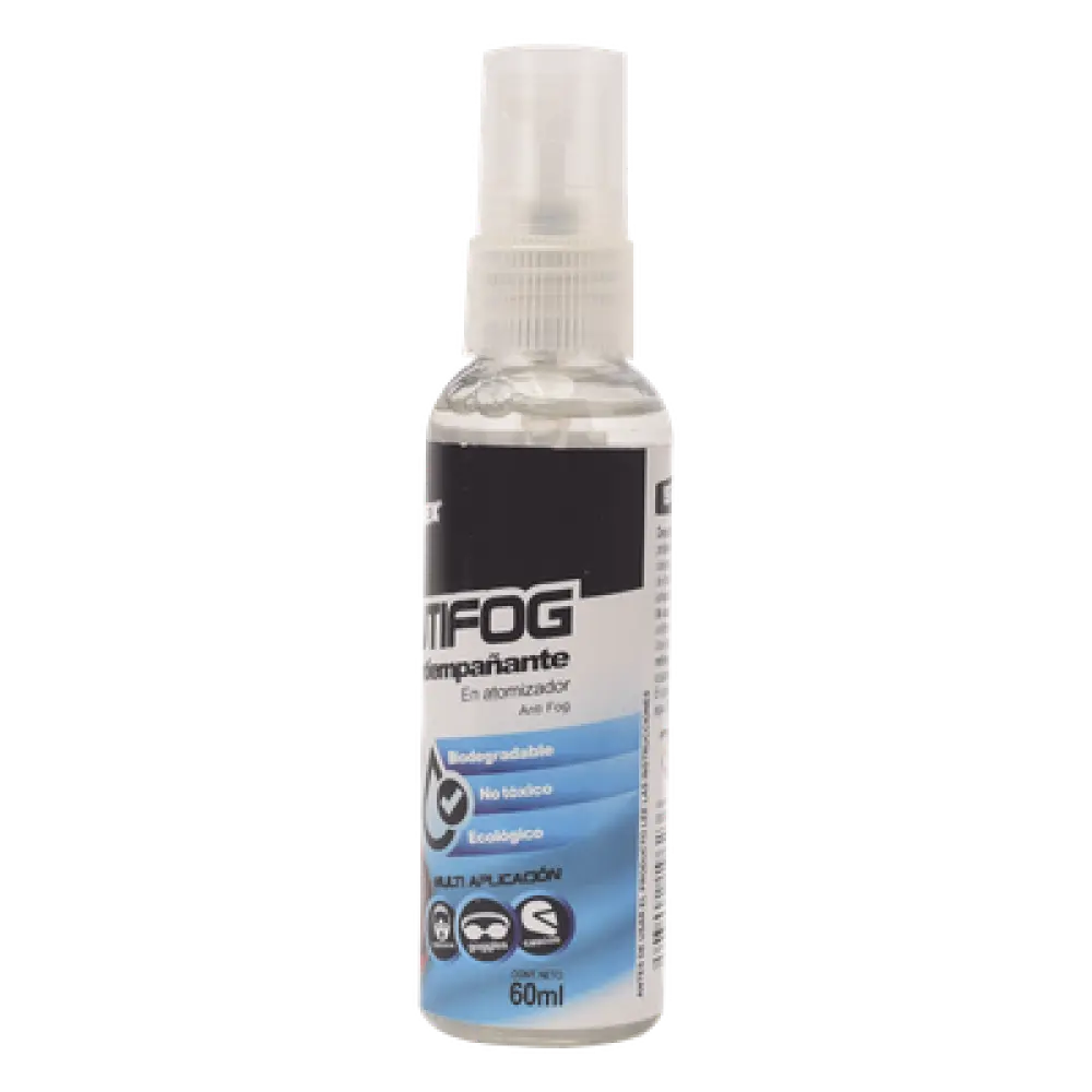 Líquido Antiempañante / 60 ml / Secado Rápido / Múltiples Superficies Ópticas / Aplicación con Dosificador