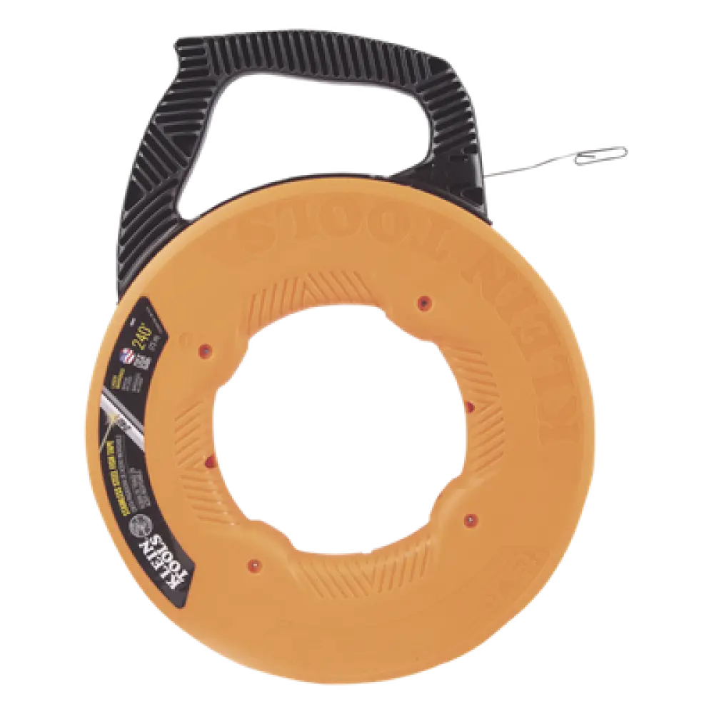 Guía Jalacables / Acero Inoxidable / 73 m (239.50 pies) x 0.3 cm (1/8") / Carcasa Polipropileno Resistente a Impactos