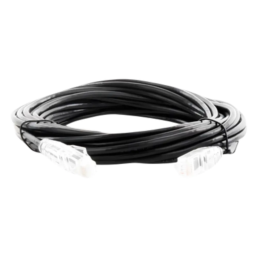 Cable de Parcheo Slim UTP Cat6A / 7 m (22.97 ft) / 28 AWG / Negro / 100 Ohm / RJ45