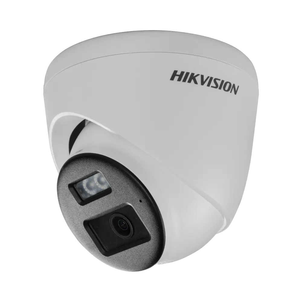 [Audio Bidireccional + Dual Light + ColorVu] Turret TURBOHD 2 Megapixel (1080p) / Lente 2.8 mm / 40 mts IR EXIR + 40 mts Luz Blanca / Micrófono y Bocina Integrado / Exterior IP67 / dWDR