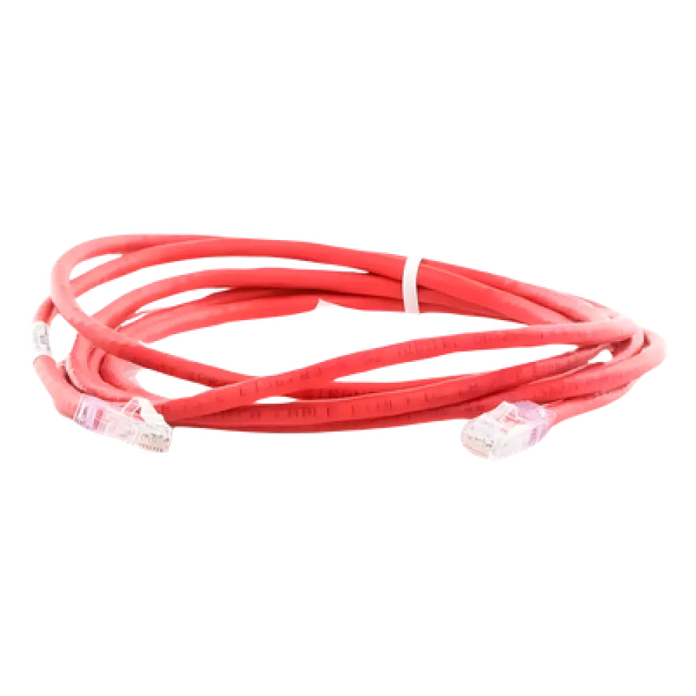 Cable de Parcheo UTP / Categoría 6 / 3 m (9.84 ft) / 24 AWG / Clasificación CM / PoE / Rojo