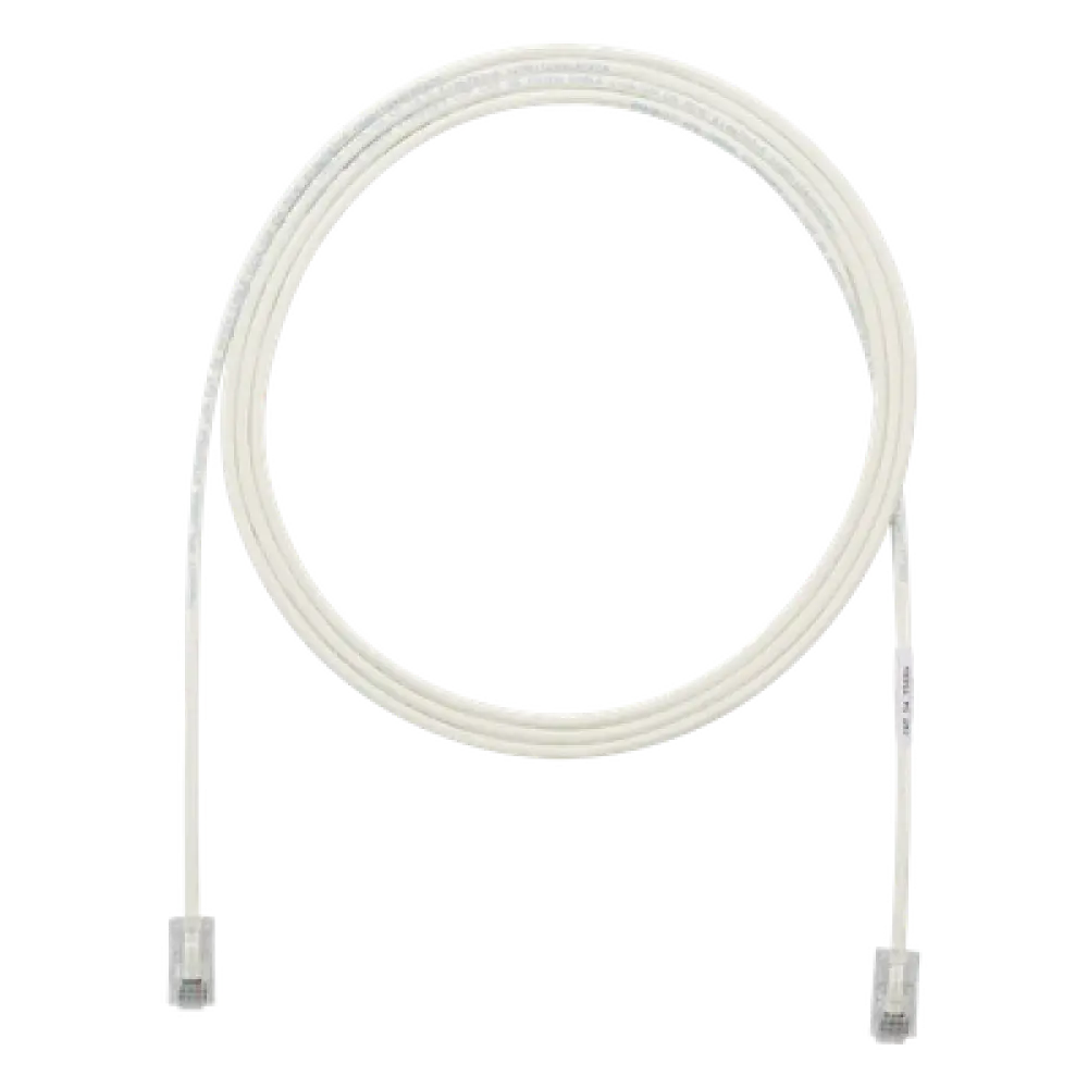 Cable de Parcheo UTP / Cat6A / 28AWG / CM-LSZH / 1.52 m (5 ft) / Blanco Mate