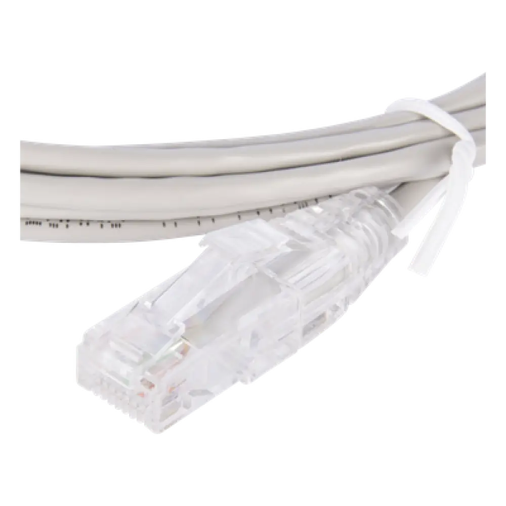 Cable de Parcheo Slim UTP Cat6 / 3 m (9.84 ft) / 28 AWG / Gris / 1 Gbps+