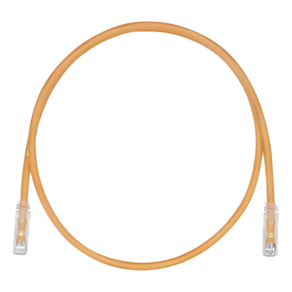 Cable de Parcheo / UTP Cat5e / 28AWG / 0.30 m (1 pie) / LSZH / Naranja