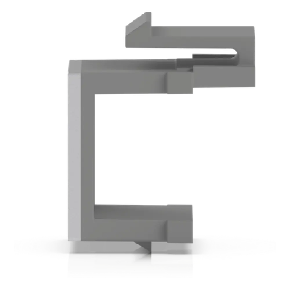 Insertos Ciegos Keystone / Snap-In / 24 Piezas / 16.3 x 14.6 x 18 mm (0.64 x 0.57 x 0.7") / ABS Retardante a la Flama