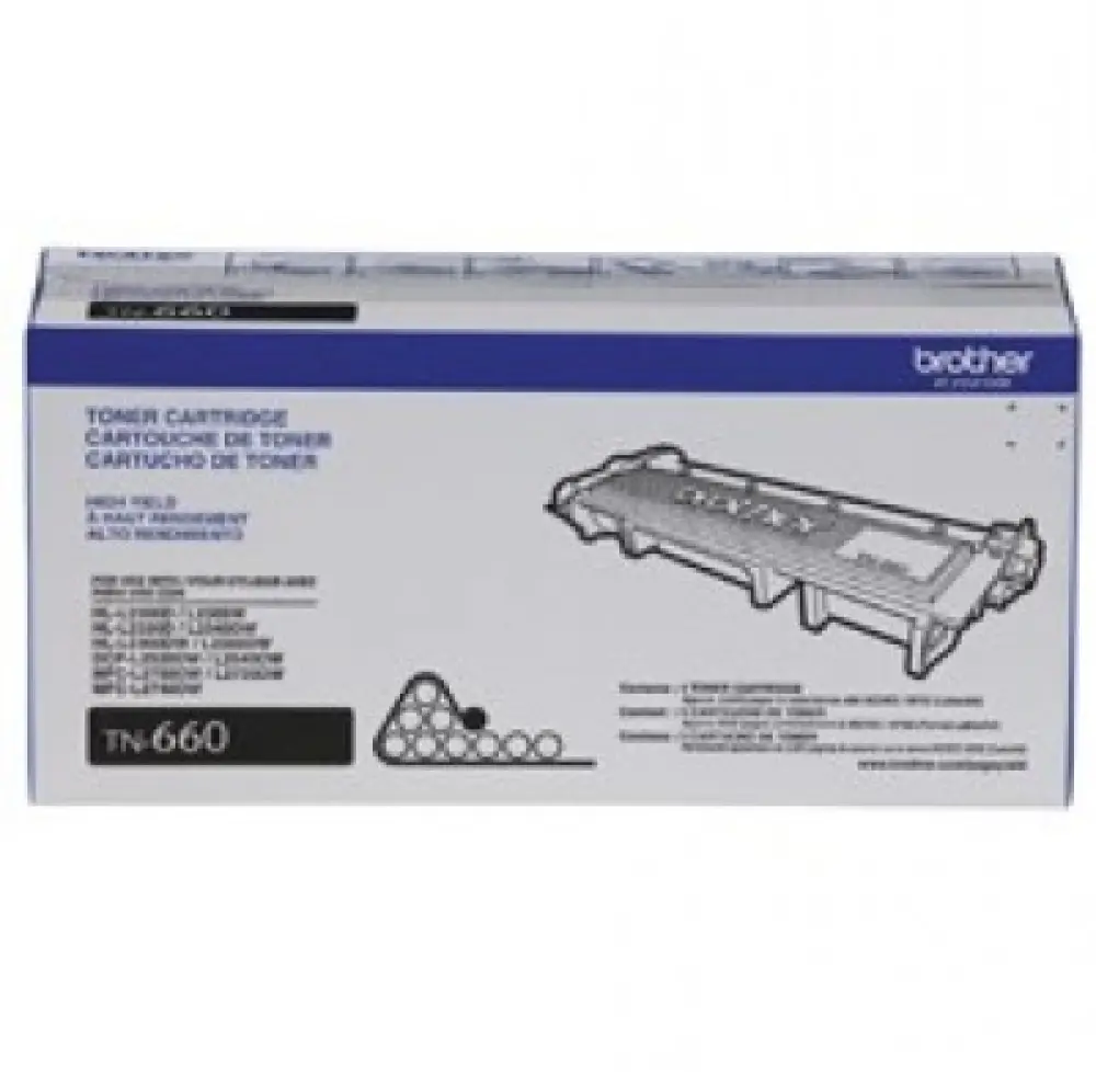 Tóner Brother TN660, Negro
