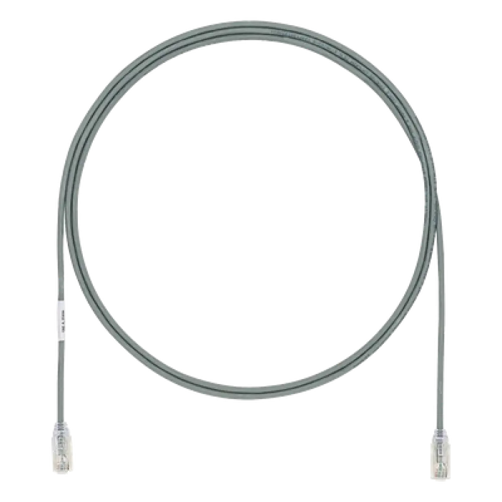 Cable de Parcheo UTP / Cat6A / 28AWG / CM-LSZH / 1.52 m (5 ft) / Gris