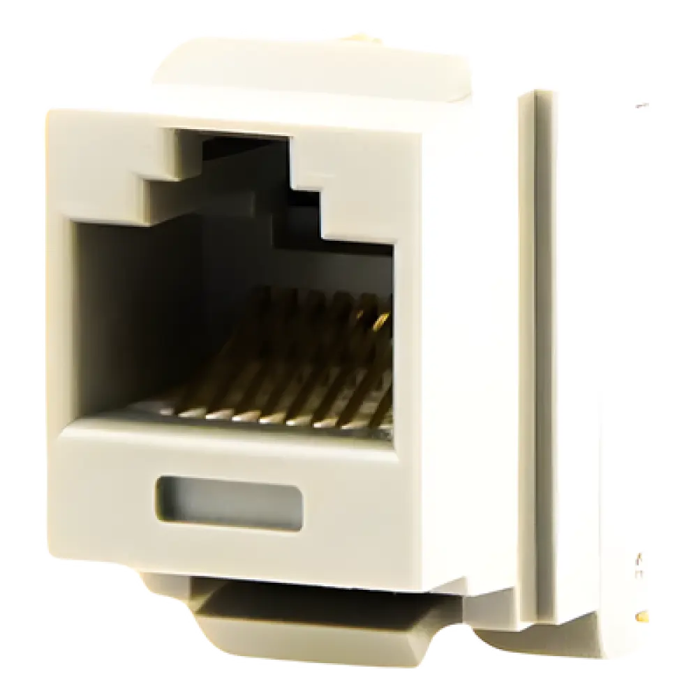 Jack Keystone / Cat 6 / Clase E / 250 MHz / Impacto 110 / RJ45 / Gris