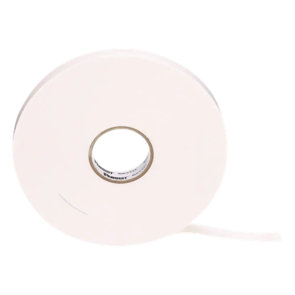 Cinta Doble Cara / Espuma Acrílica / 19.1 mm Ancho / 65.5 m Longitud / 0.8 mm Espesor / 0 a 60°C Operación