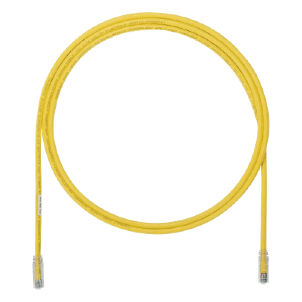 Cable de Parcheo UTP / Cat6A / 24 AWG / CM / 1.52 m (5 pies) / Amarillo