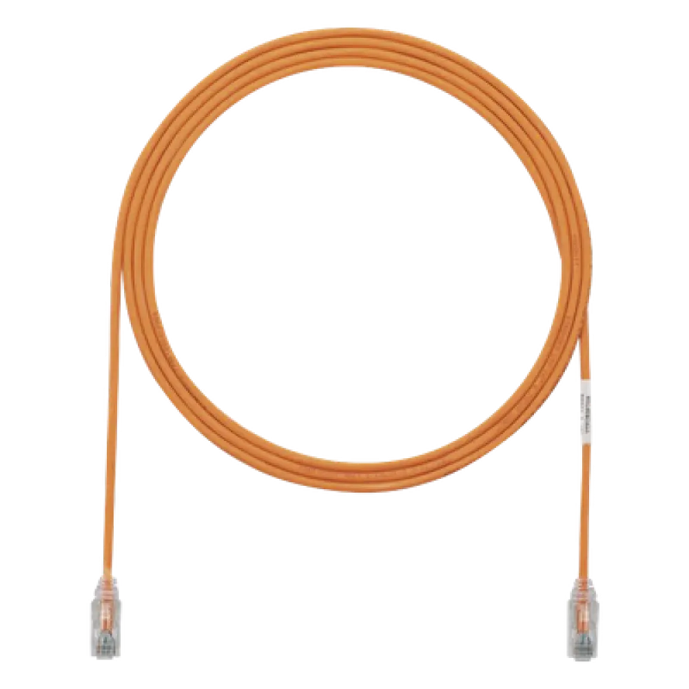 Cable de Parcheo UTP / Cat6 / 28AWG Diámetro Reducido / 2.13 m (7 pies) / Naranja