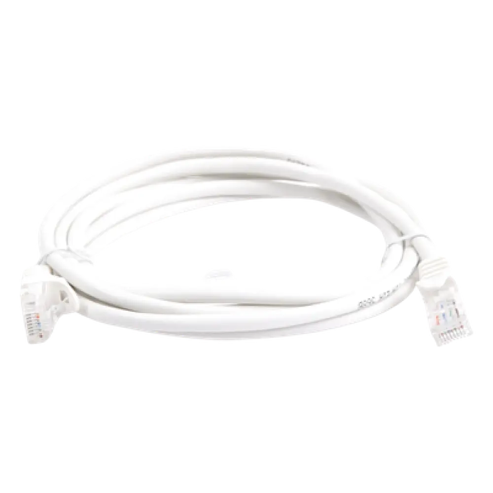 Cable de Parcheo UTP Cat5e / 3 Metros (9.84 Pies) / 100 Ohms / RJ45 / Blanco
