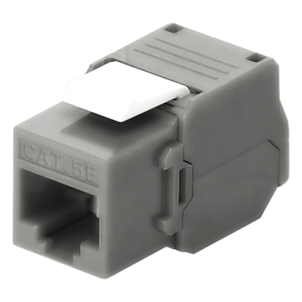 Módulo Jack Keystone / Cat5e UTP / Terminación 180° / RJ45 / 100 MHz / 328 pies