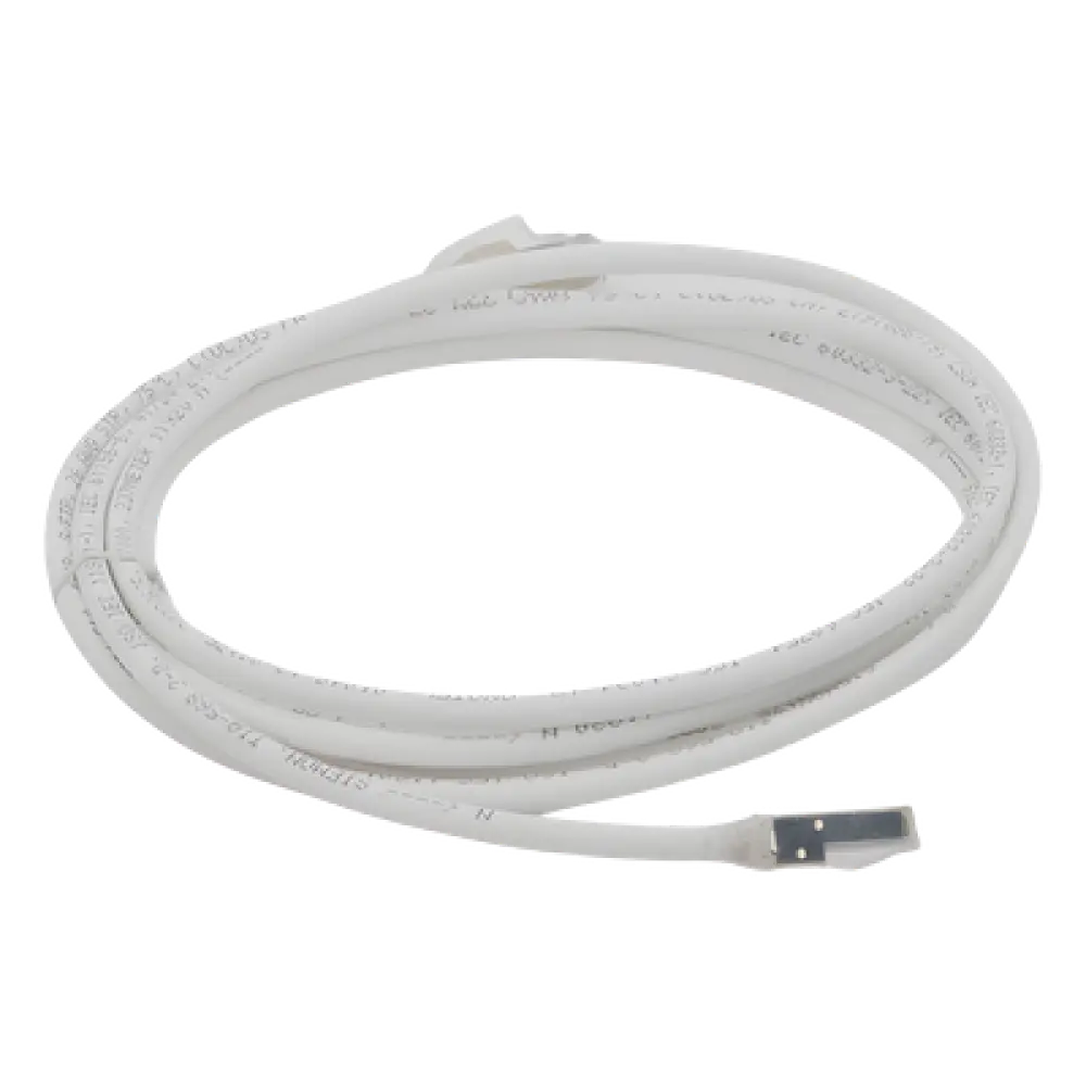 Patch Cord / Cat6A S/FTP / Blindaje 360° / PCB en Conector / CM/LS0H / 3.05 m (10 Pies) / Blanco / Bulk