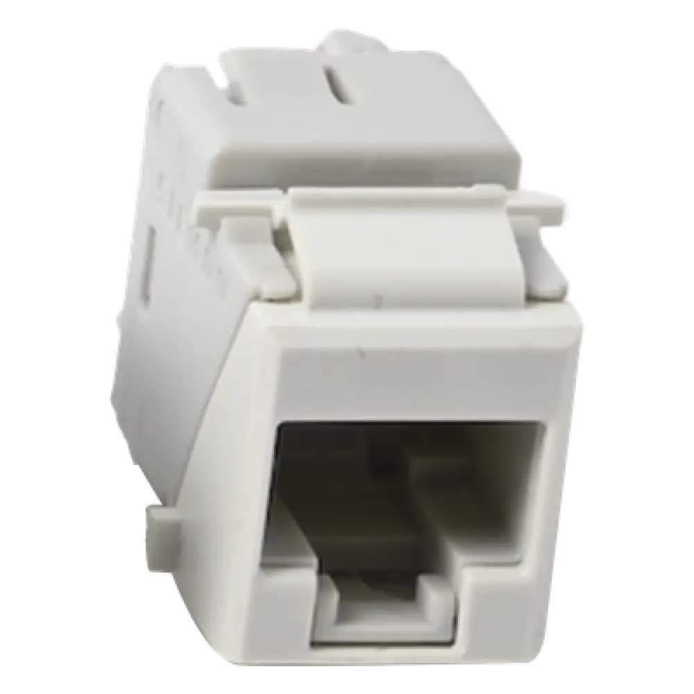 Jack Keystone Cat6A UTP / Terminación T568A/B / Rango -10°C a 60°C / UL 94 V-0 / Conductores 24-22 AWG