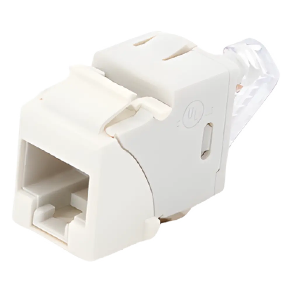 Jack Keystone Cat6A UTP / Terminación T568A/B / Rango -10°C a 60°C / UL 94 V-0 / Conductores 24-22 AWG