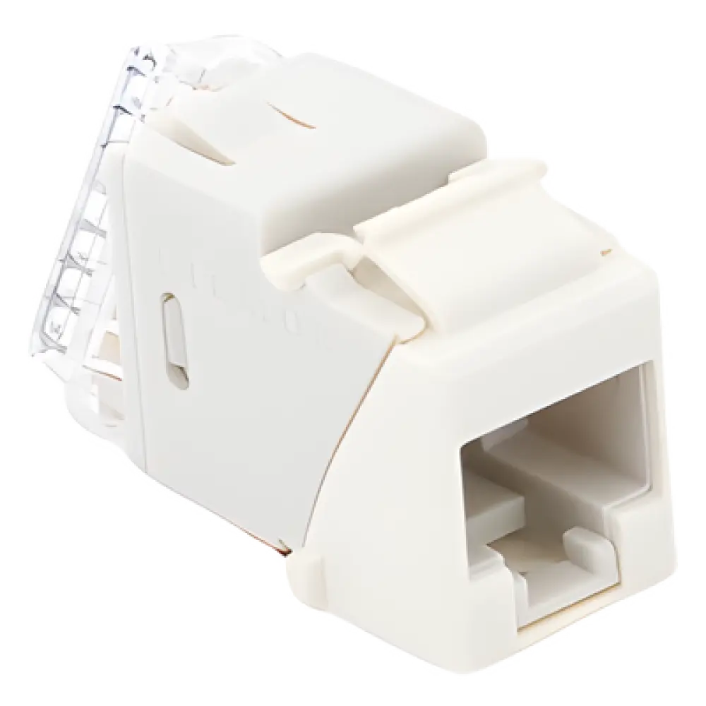 Jack Keystone Cat6A UTP / Terminación T568A/B / Rango -10°C a 60°C / UL 94 V-0 / Conductores 24-22 AWG