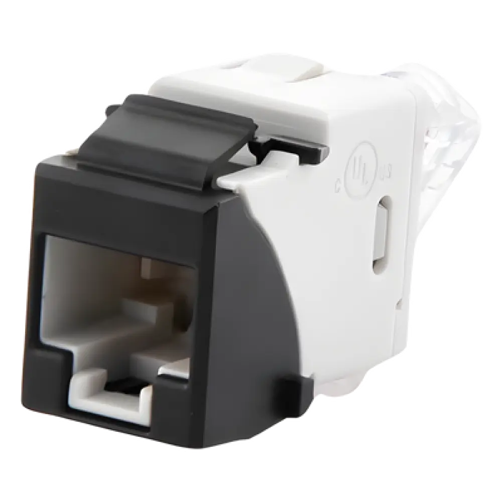 Jack Keystone / Cat6a UTP / Terminación 110 / T568A-B / -10 a 60°C / 22-26 AWG