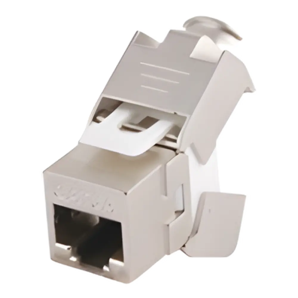 Módulo Jack Keystone / Cat5e STP / Toolless / 1 Puerto / T568A-B / -40°C a 85°C