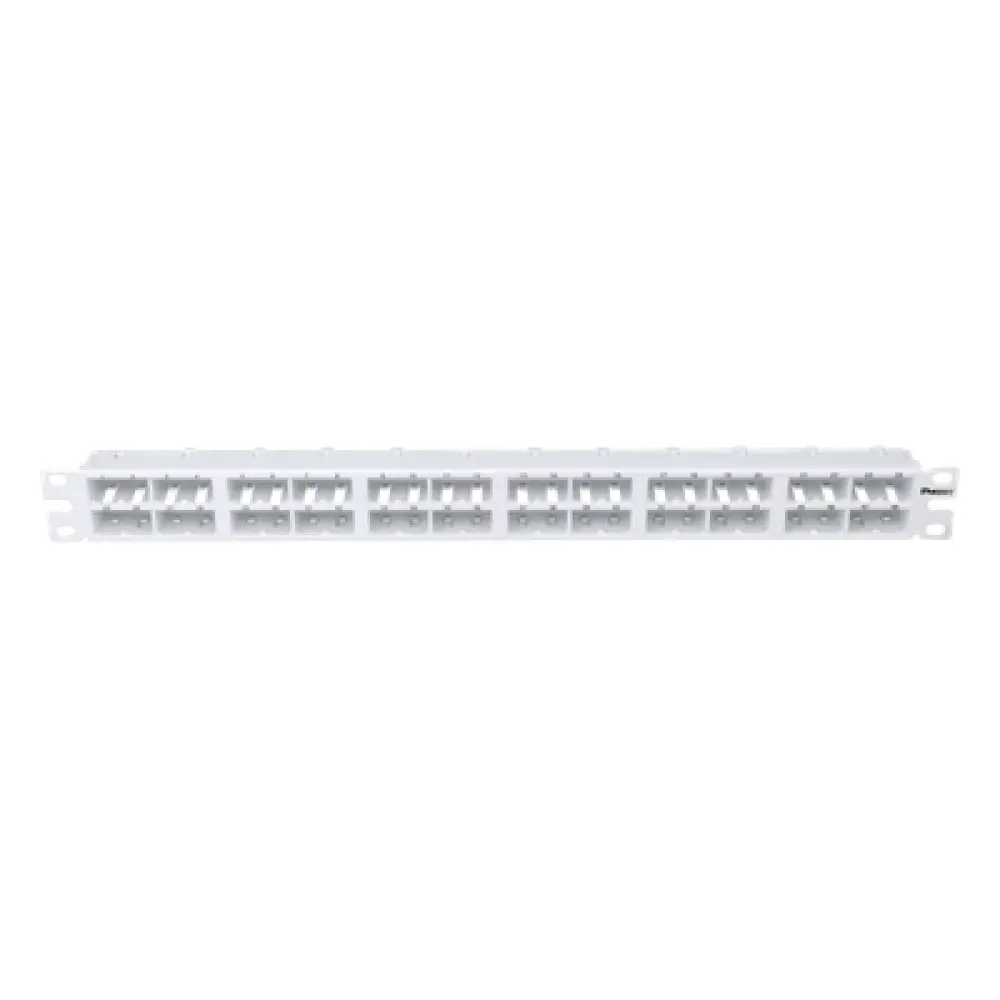 Panel de Parcheo Modular / 48 Puertos / 1 UR / 19in / Sin Blindaje / Plano / Alta Densidad