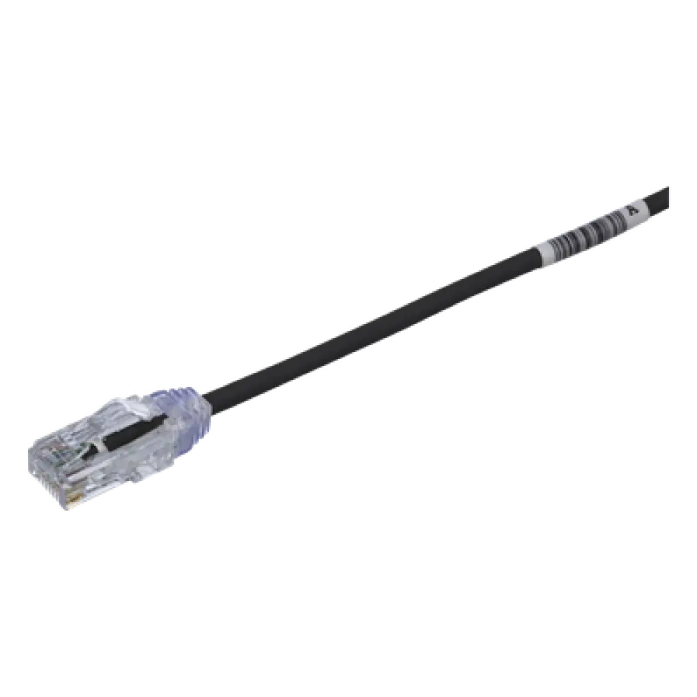 Cable de Parcheo Cat6 / UTP 28AWG / Diámetro Reducido 3.8 mm / 0.5 m (1.64 ft) / LSZH-CM / PoE++