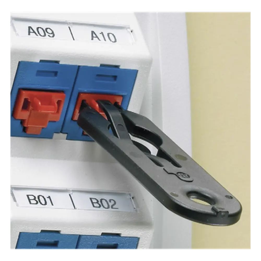 Kit de Bloqueo de Puertos RJ45 / 10 Unidades / Incluye Llave de Extracción / Rango -35°C a 93°C