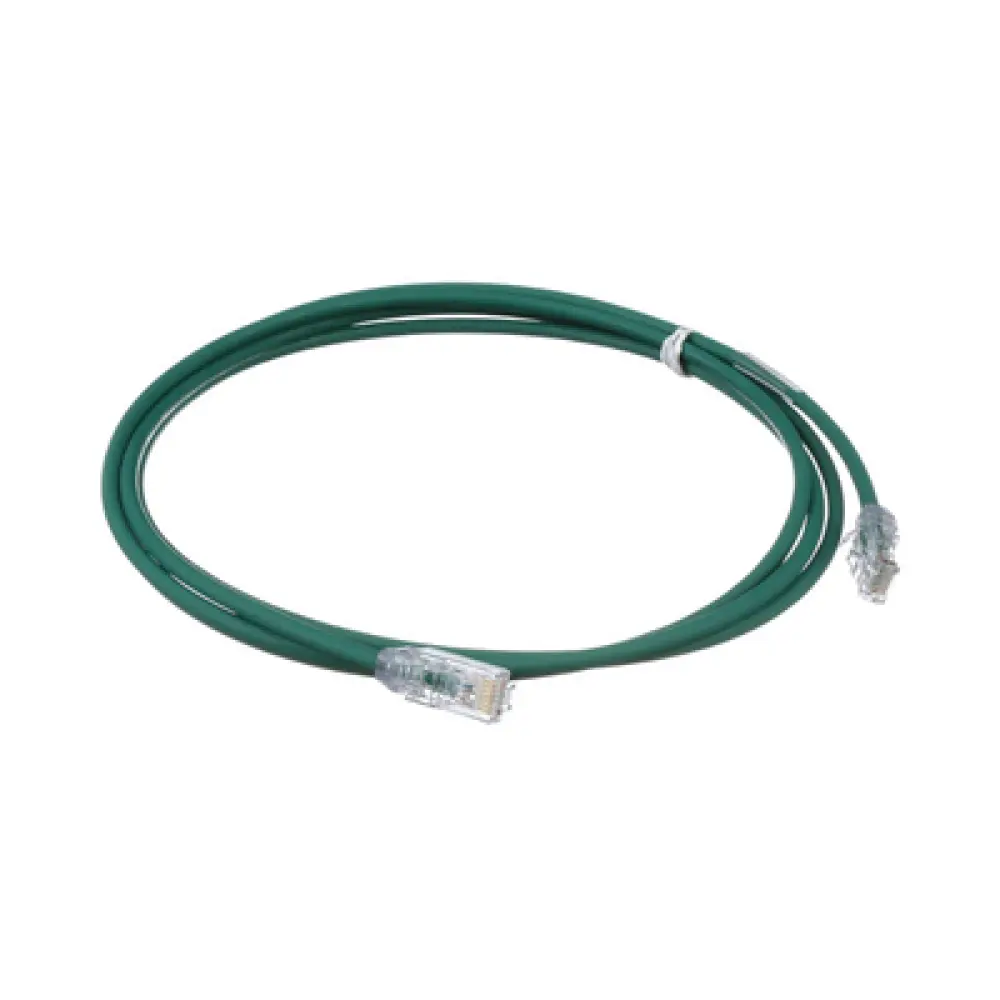 Cable de Parcheo UTP Cat6A / 28AWG / CM-LSZH / 2.13 m (7 ft) / Verde