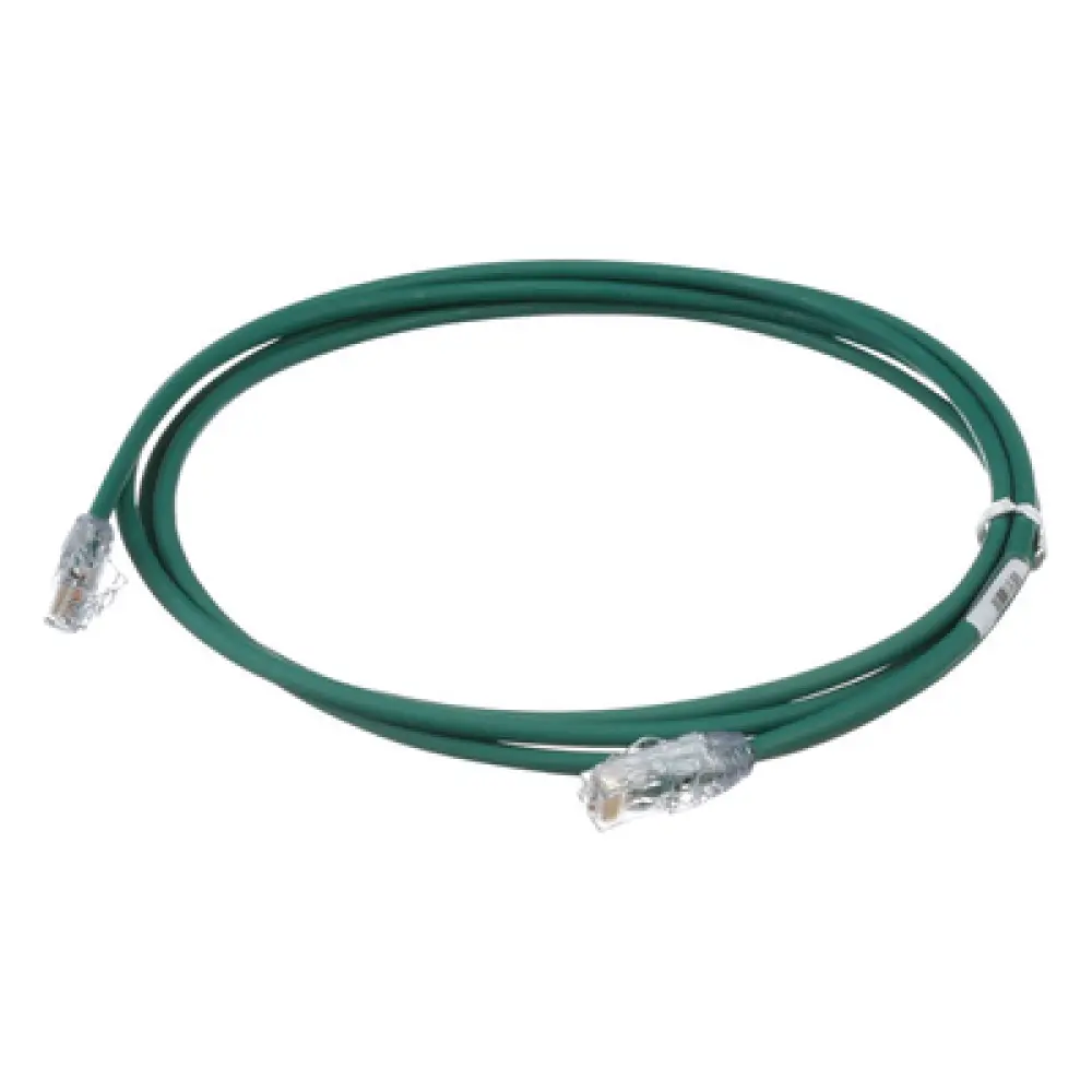 Cable de Parcheo UTP Cat6A / 28AWG / CM-LSZH / 2.13 m (7 ft) / Verde