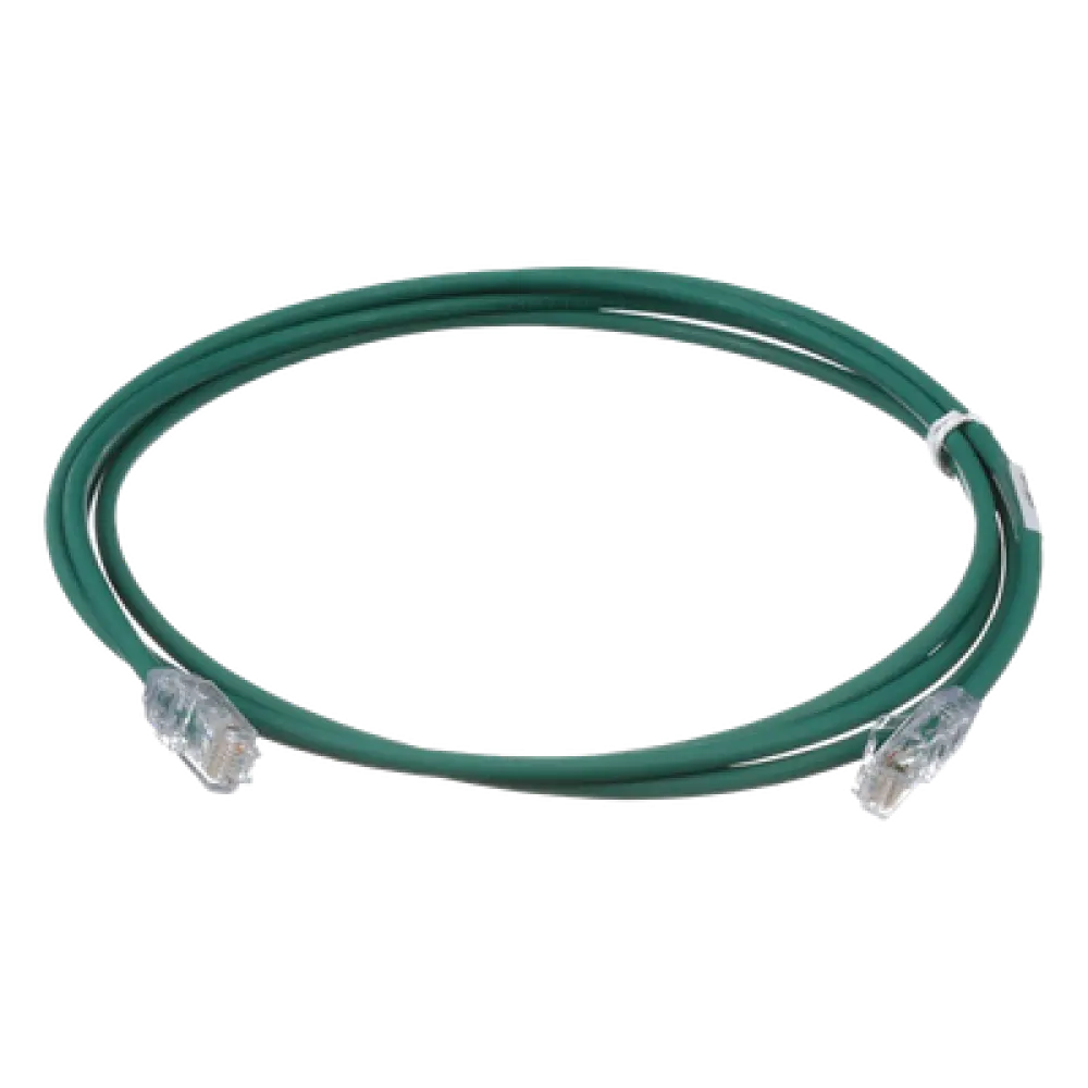 Cable de Parcheo UTP Cat6A / 28AWG / CM-LSZH / 2.13 m (7 ft) / Verde