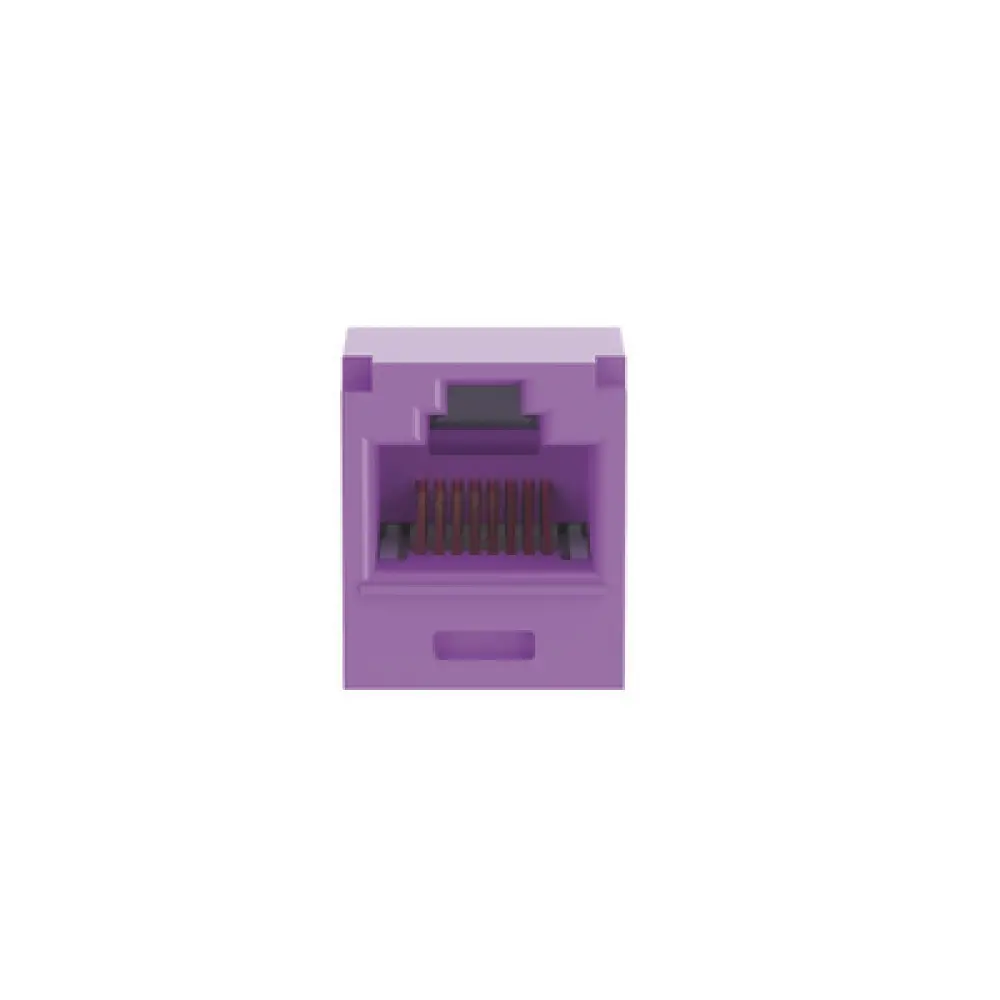 Jack RJ45 / Cat 6A / UTP / Sin herramienta de impacto / 22-26 AWG / Violeta