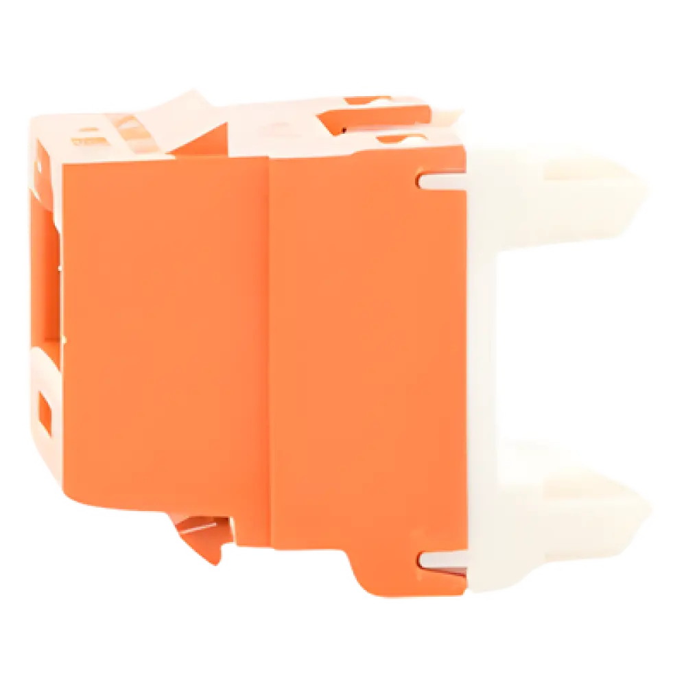 Conector Jack Keystone / Cat 6 / 8P8C / Terminación 110 / Naranja
