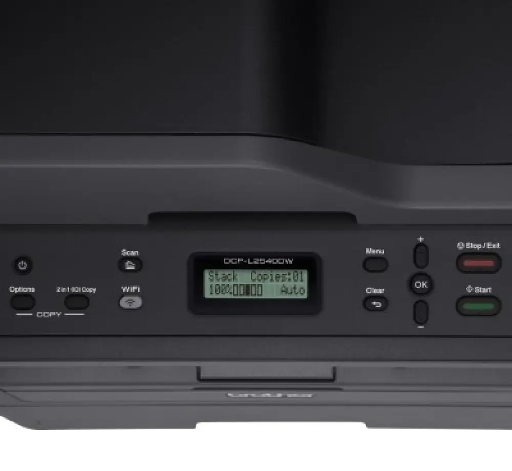 Multifuncional Laser Monocromático Brother DCPL2540DW, 30 ppm, impresión dúplex, Wifi/LAN, cama plana tamaño carta, ADF hasta 35 hojas