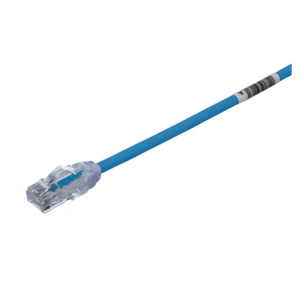 Cable de Parcheo UTP Cat6A / 28AWG / CM-LSZH / 15 m (49.21 pies) / Azul