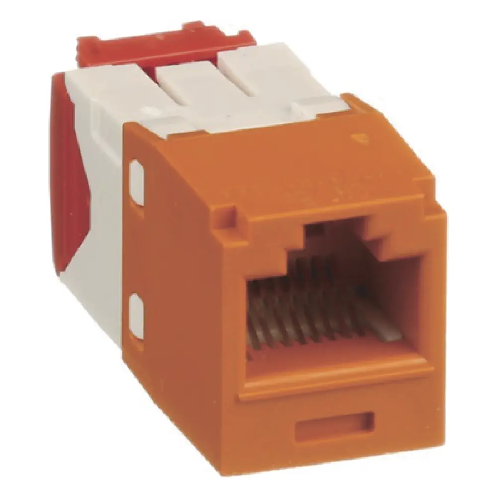 Conector Jack RJ45 / Categoría 5e / 8P8C / Terminación TG / Sin Herramienta de Impacto / -10°C a 65°C / 3.28 pies de Alcance de Frecuencia