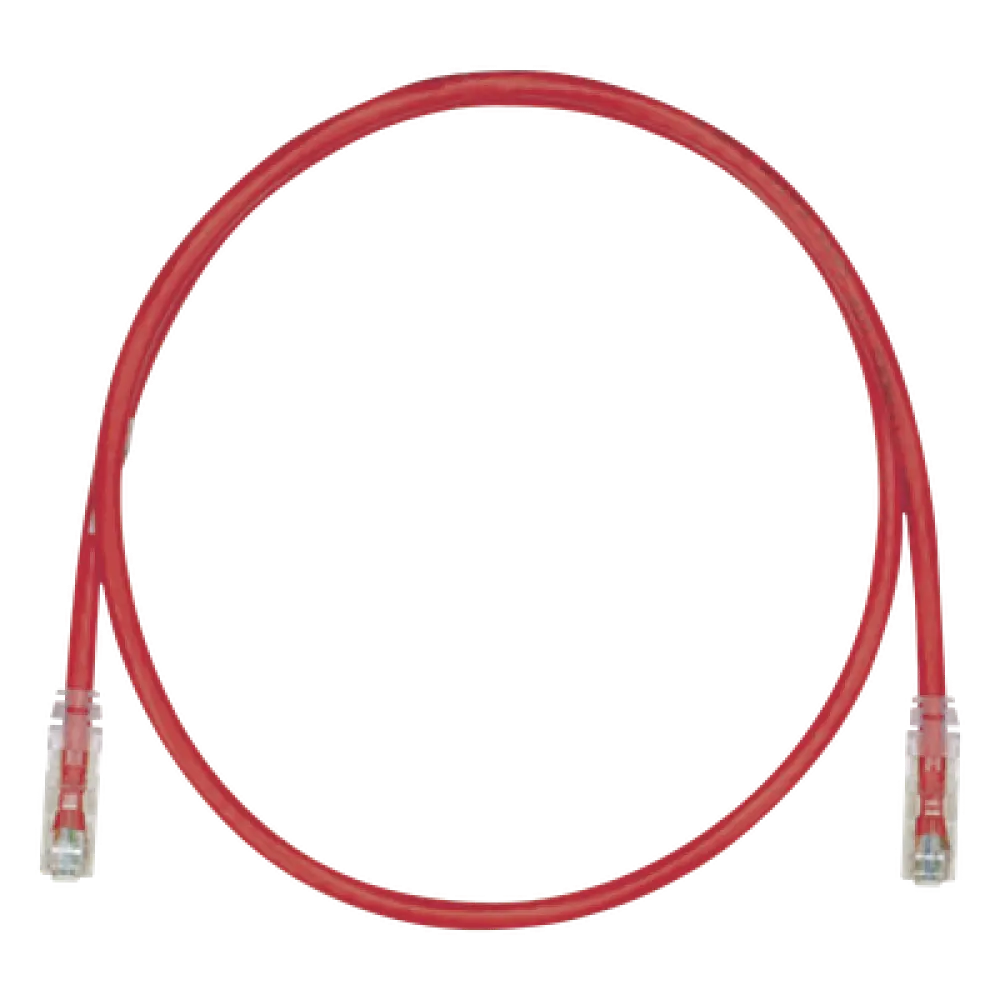 Cable de Parcheo UTP Cat6 / 24 AWG / CM / 4.57 m (15 ft) / Rojo