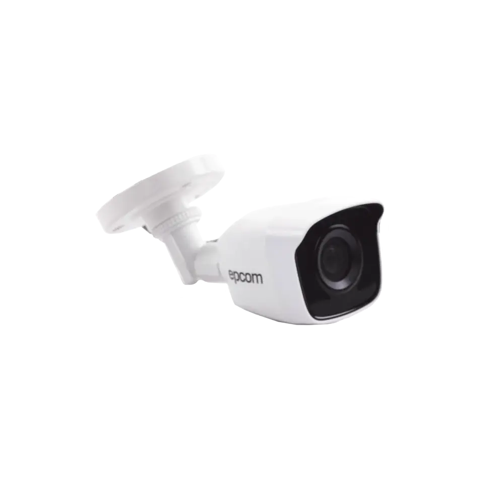 Bala TURBOHD 2 Megapíxeles (1080p) / Gran Angular 103° / Lente 2.8 mm / IR EXIR Inteligente 20 mts / Exterior IP66 / dWDR / TVI-AHD-CVI-CVBS / Policarbonato