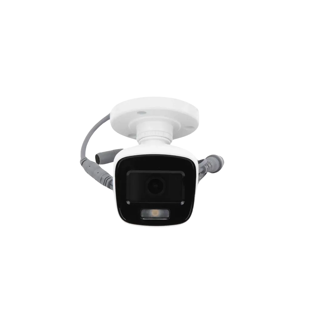 [ColorVu] Bala TURBOHD 2 Megapíxel (1080p) / Microfono Integrado / Imagen a color 24/7 / Lente 2.8 mm / METAL / Luz Blanca 20 mts / Exterior IP66 / TVI-AHD-CVI-CVBS / dWDR
