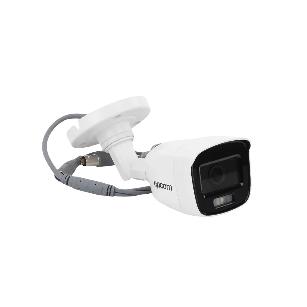 [ColorVu] Bala TURBOHD 2 Megapíxel (1080p) / Microfono Integrado / Imagen a color 24/7 / Lente 2.8 mm / METAL / Luz Blanca 20 mts / Exterior IP66 / TVI-AHD-CVI-CVBS / dWDR