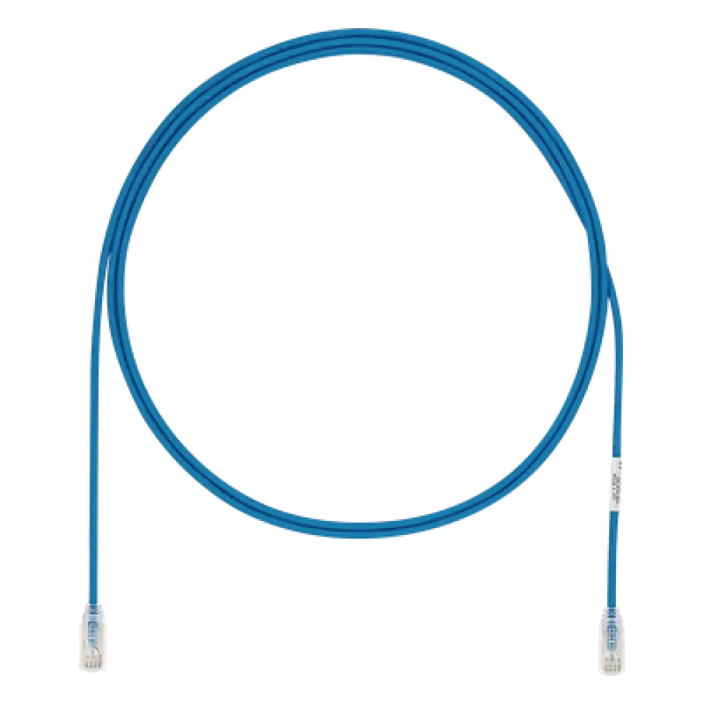 Cable de Parcheo UTP / Cat6A / 28AWG / CM-LSZH / 12 Pies (3.66 m) / Azul
