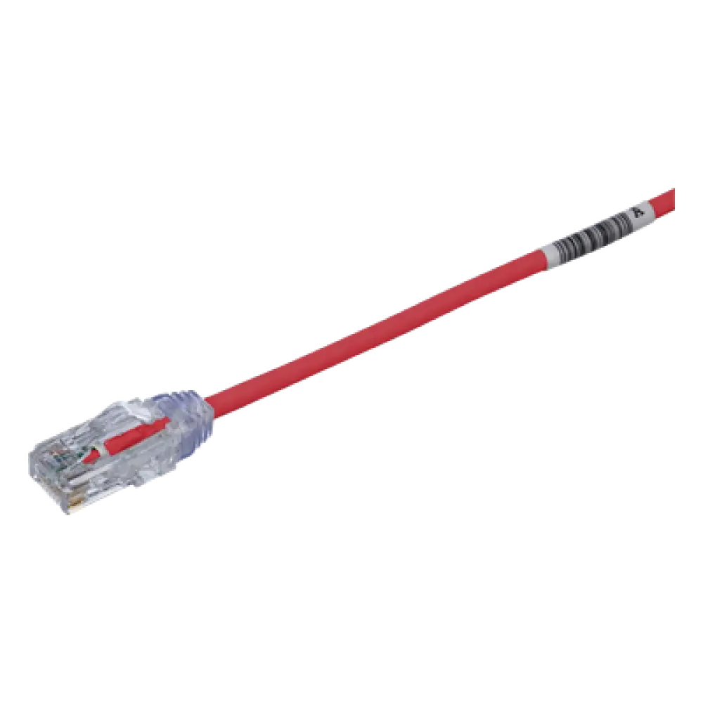 Cable de Parcheo UTP / Cat6 / 28AWG Diámetro Reducido / 20.2 cm (0.66 ft) / LSZH-CM / Rojo