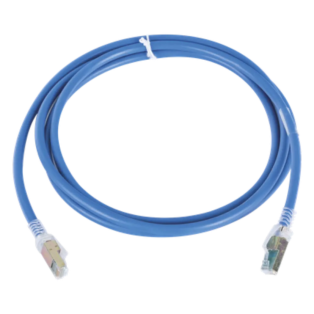 Patch Cord Cat6A UTP / CM / 2.13 m (7 ft) / 23 AWG / 10GBASE-T / PoE+ / UL2043 / Azul