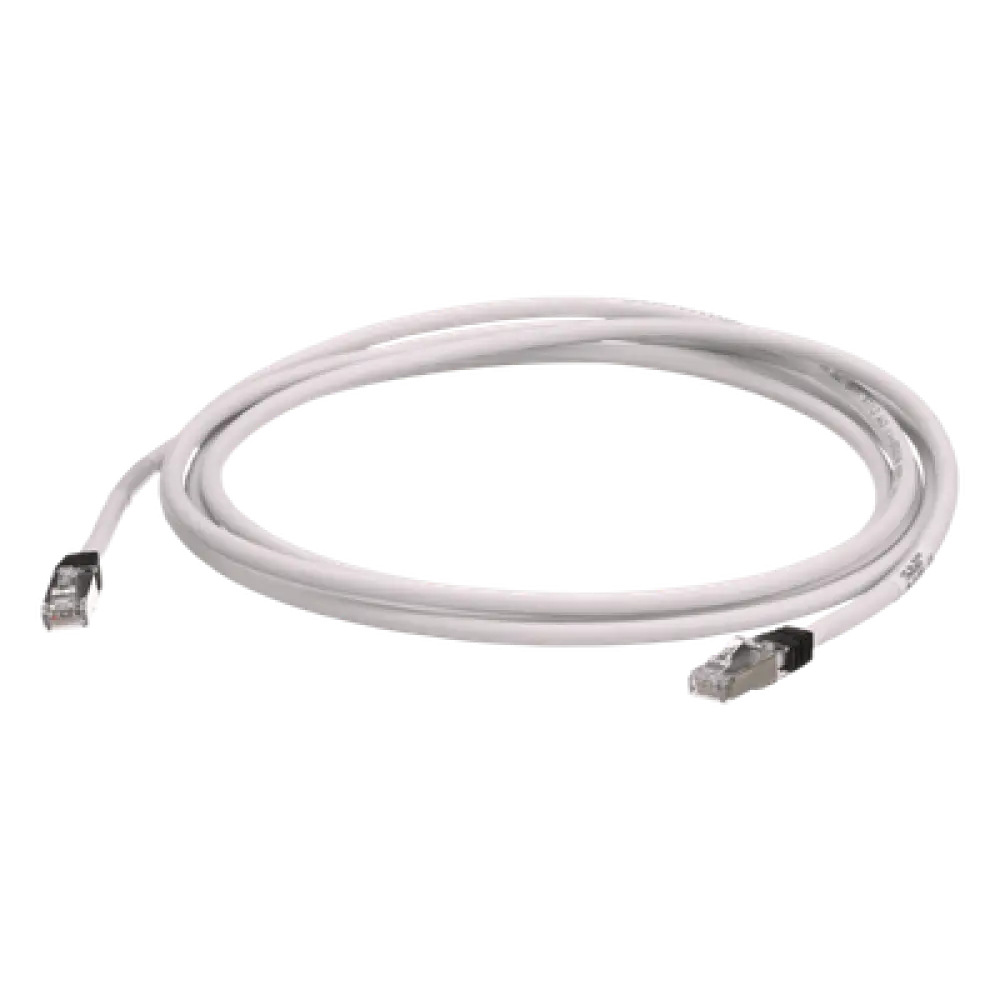 Patch Cord Cat6A / Blindado S/FTP / CM/LS0H / 2.5 Metros (8.20 Pies) / Color Gris