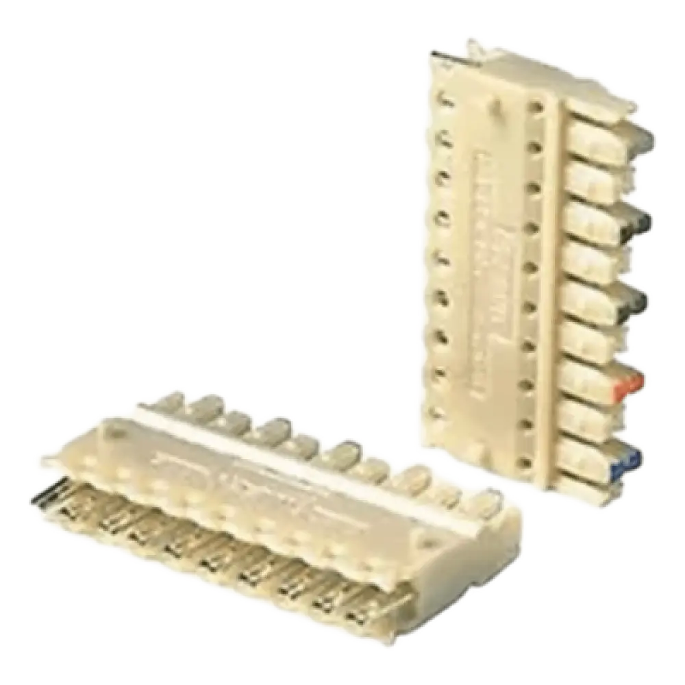 Block de Conexiones 110 / Cat 5e / 4 Pares / 1.2' x 0.92' x 0.24' / Paquete 10 pzas
