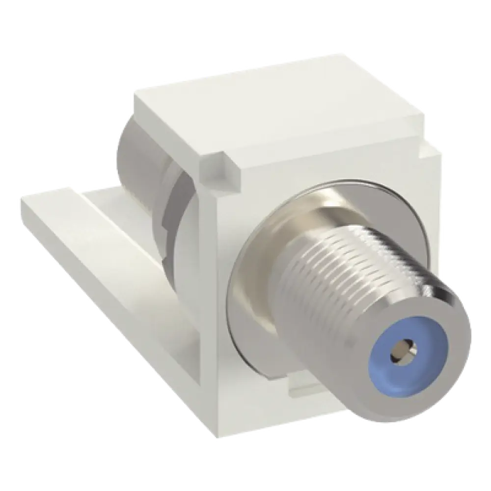 Módulo Acoplador Coaxial Tipo F / Mini-Com / 75 Ohms / 3.0 GHz / 1.75' x 1.37' x 0.71'